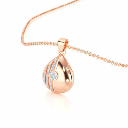 Madalian Silver Pendant - Rose Gold - Image 2