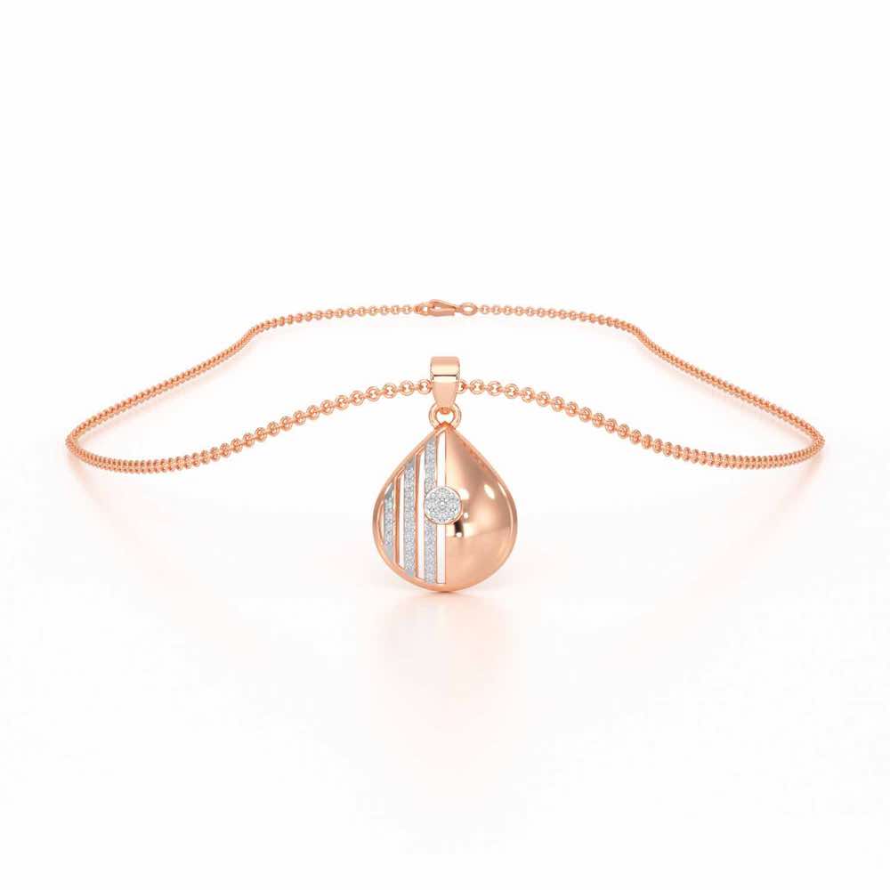 Madalian Silver Pendant - Rose Gold - Image 3
