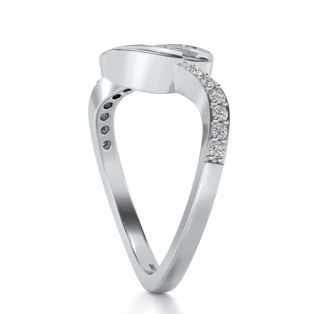 Made For Each Other Ring - White Gold - Image 3