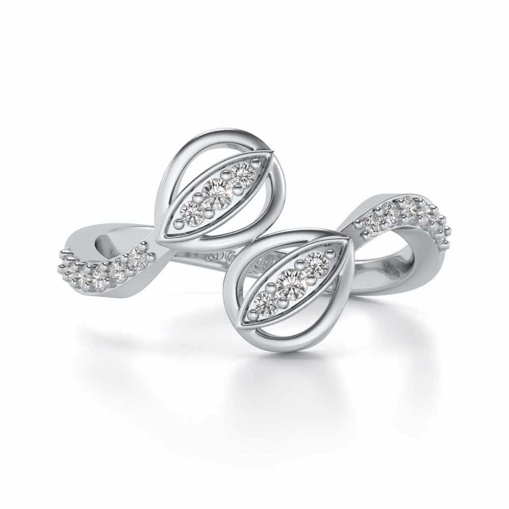 Made For Each Other Ring - White Gold - Image 4