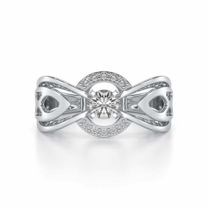 Maela Solitaire Ring - White Gold - Image 4