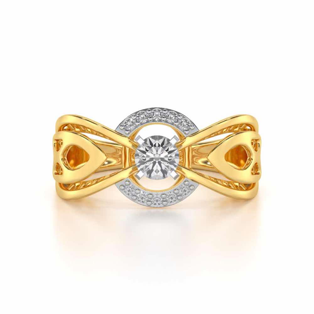 Maela Solitaire Ring - Yellow Gold - Image 4