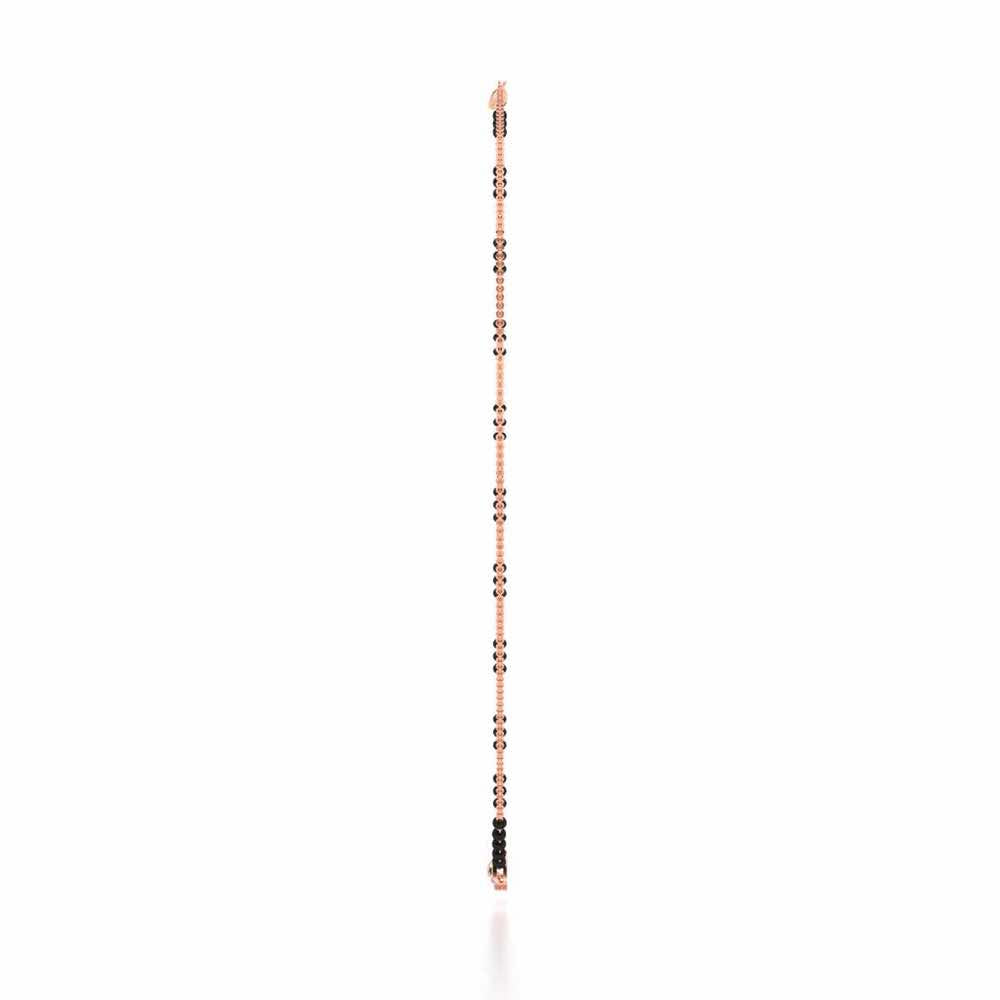 Magan Silver Mangalsutra - Rose Gold - Image 4