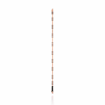 Magan Silver Mangalsutra - Rose Gold - Image 4