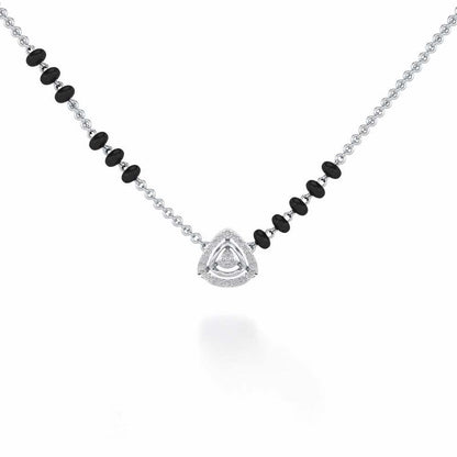 Magan Silver Mangalsutra - White Gold - Image 1