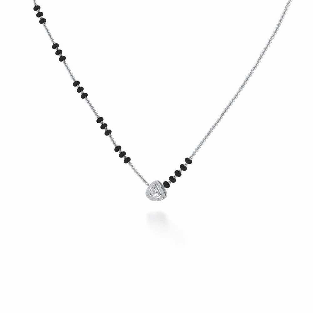 Magan Silver Mangalsutra - White Gold - Image 2