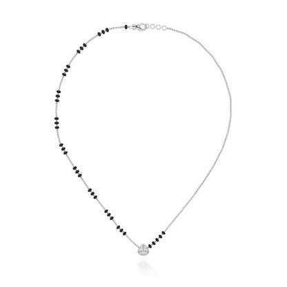 Magan Silver Mangalsutra - White Gold - Image 3