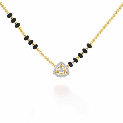 Magan Silver Mangalsutra - Yellow Gold - Image 1