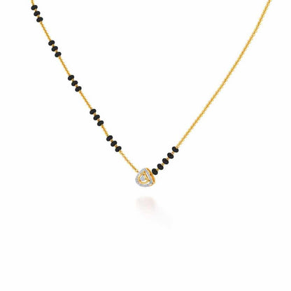 Magan Silver Mangalsutra - Yellow Gold - Image 2