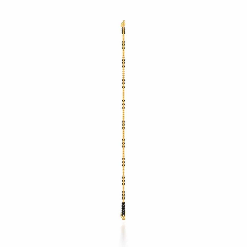 Magan Silver Mangalsutra - Yellow Gold - Image 4