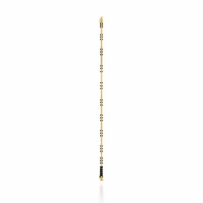 Magan Silver Mangalsutra - Yellow Gold - Image 4