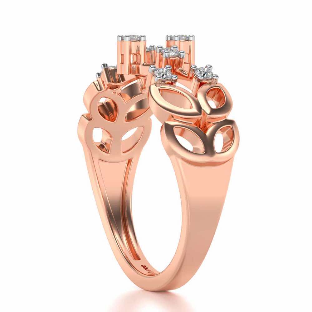 Magic Constellation Silver Ring - Rose Gold - Image 3