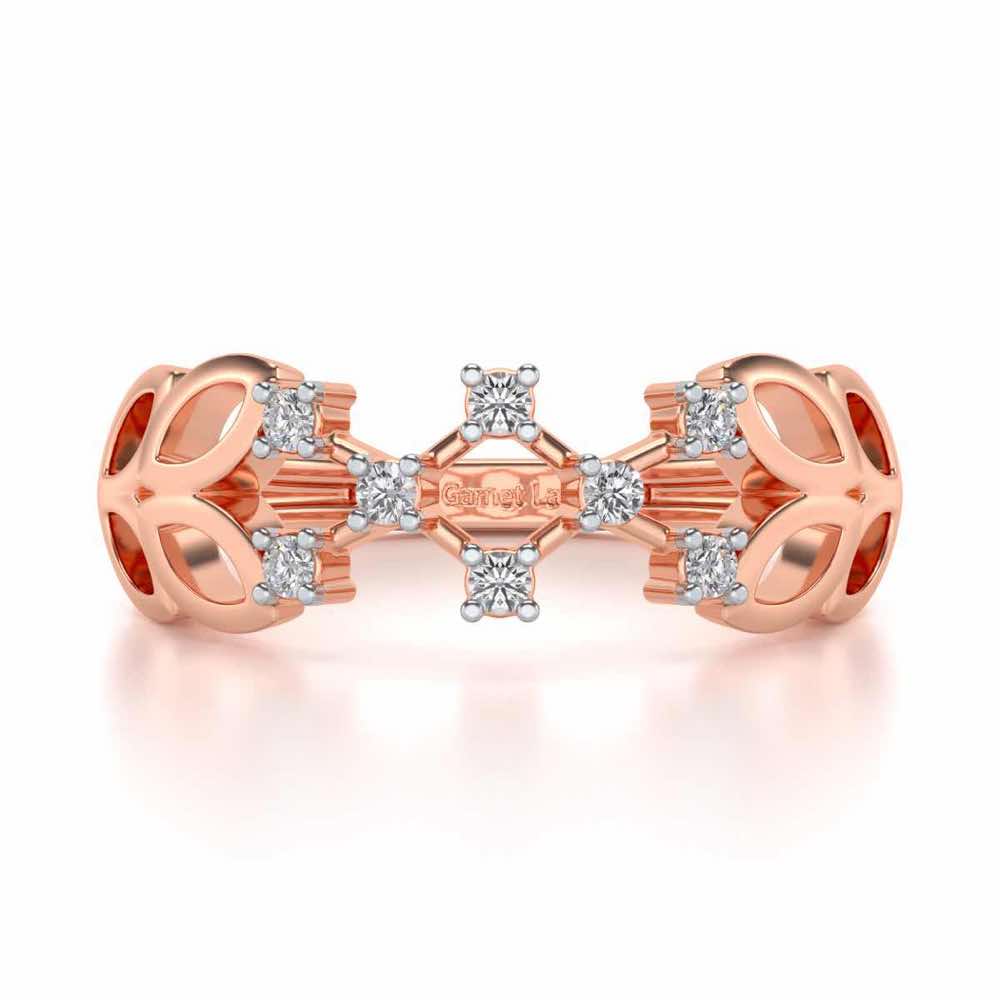 Magic Constellation Silver Ring - Rose Gold - Image 4
