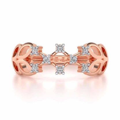 Magic Constellation Silver Ring - Rose Gold - Image 4