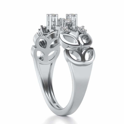 Magic Constellation Silver Ring - White Gold - Image 3