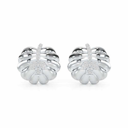 Magic Grow Silver Earrings - White Gold - Image 1
