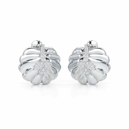 Magic Grow Silver Earrings - White Gold - Image 2