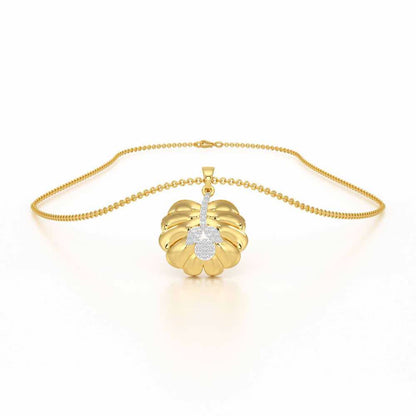 Magic Grow Silver Pendant - Yellow Gold - Image 3