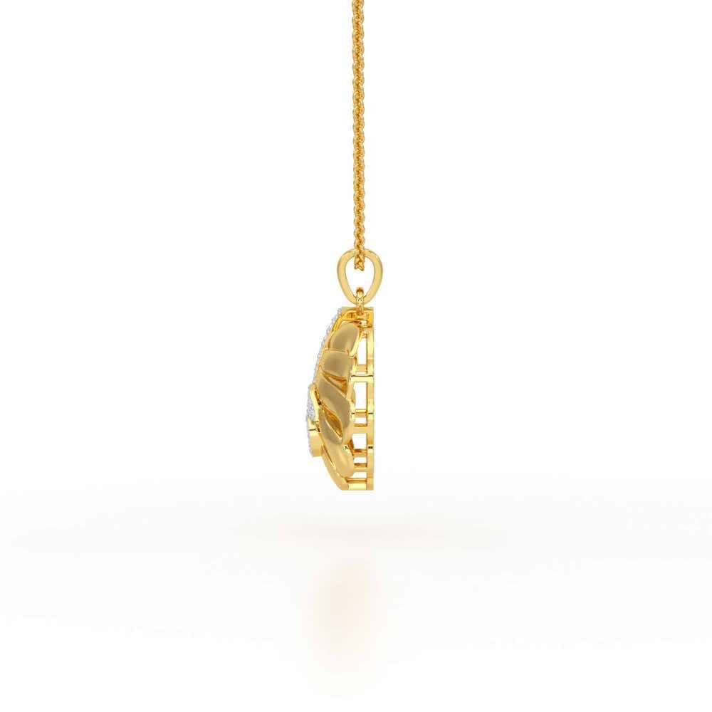 Magic Grow Silver Pendant - Yellow Gold - Image 4