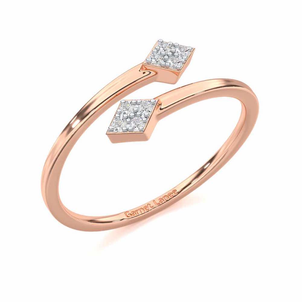 Magnificent Mirage Silver Ring - Rose Gold - Image 1