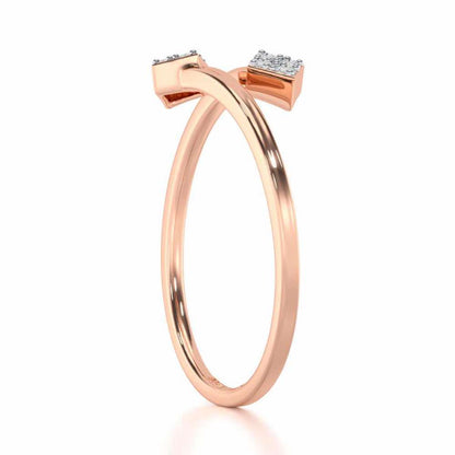 Magnificent Mirage Silver Ring - Rose Gold - Image 3