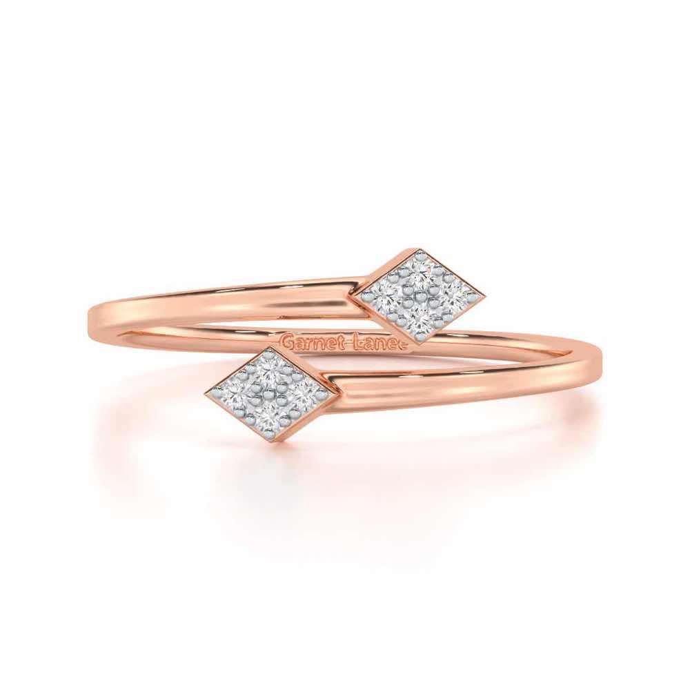 Magnificent Mirage Silver Ring - Rose Gold - Image 4