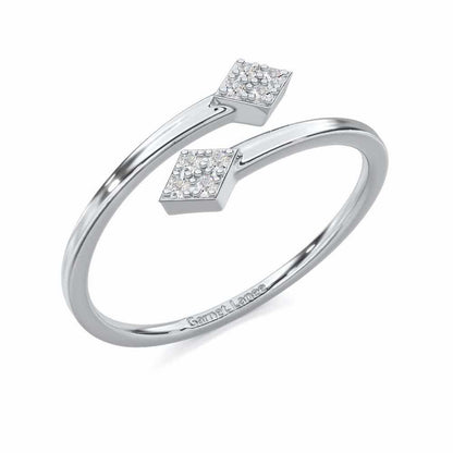 Magnificent Mirage Silver Ring - White Gold - Image 1