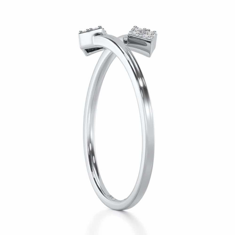 Magnificent Mirage Silver Ring - White Gold - Image 3