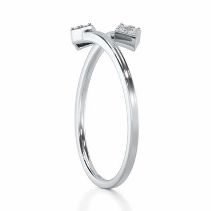 Magnificent Mirage Silver Ring - White Gold - Image 3