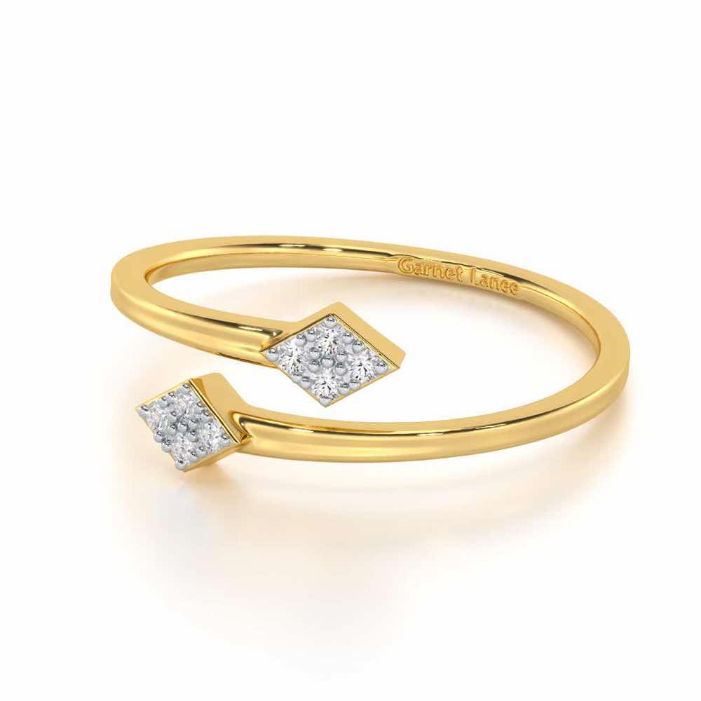 Magnificent Mirage Silver Ring - Yellow Gold - Image 2