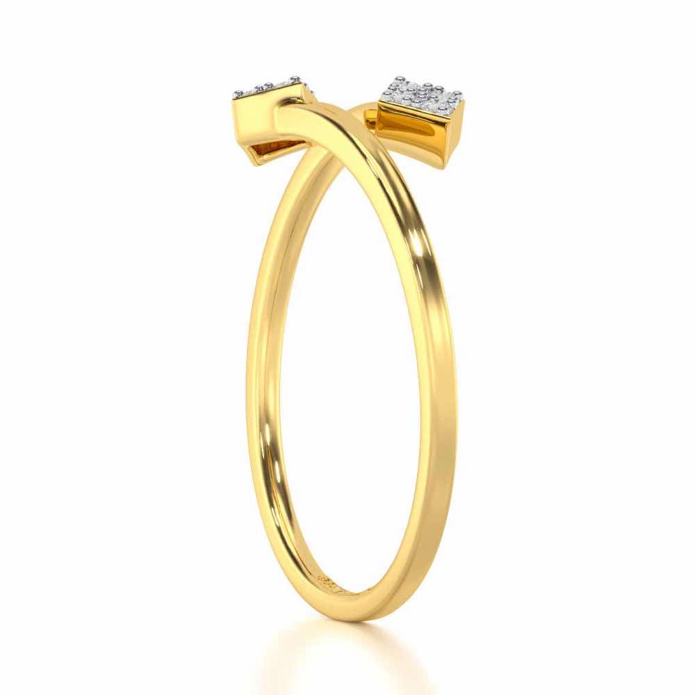 Magnificent Mirage Silver Ring - Yellow Gold - Image 3
