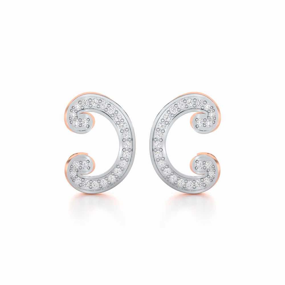 Majestic Swirl Silver Earrings