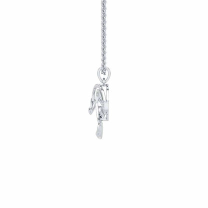 Majestic Trinket Silver Pendant - White Gold - Image 4