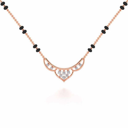 Manas Silver Mangalsutra - Rose Gold - Image 1