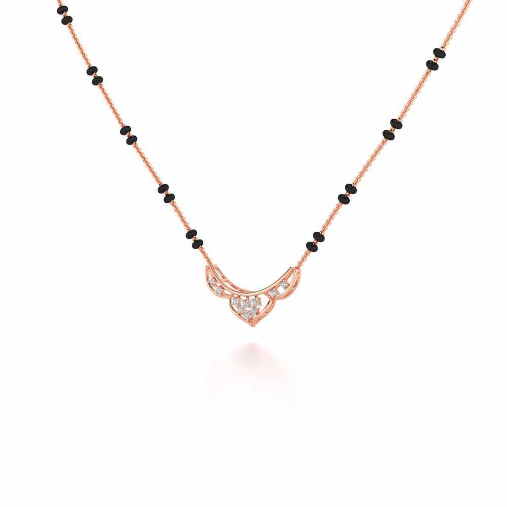 Manas Silver Mangalsutra - Rose Gold - Image 2