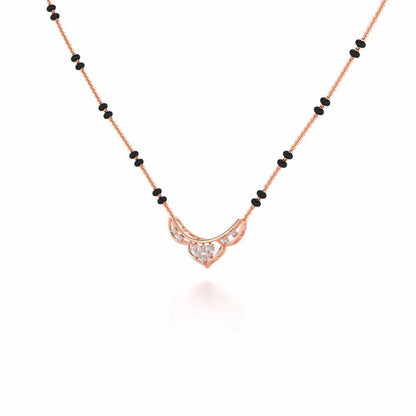 Manas Silver Mangalsutra - Rose Gold - Image 2