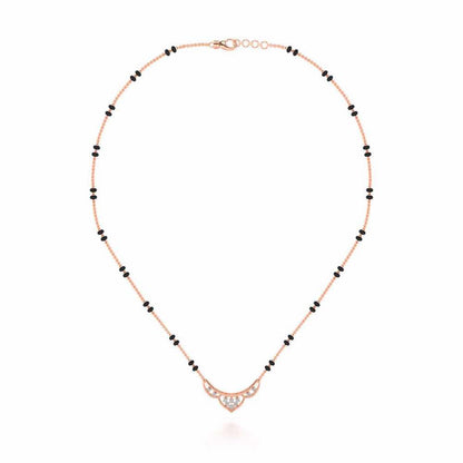 Manas Silver Mangalsutra - Rose Gold - Image 3