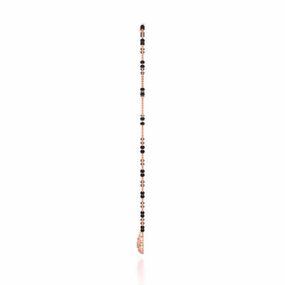 Manas Silver Mangalsutra - Rose Gold - Image 4