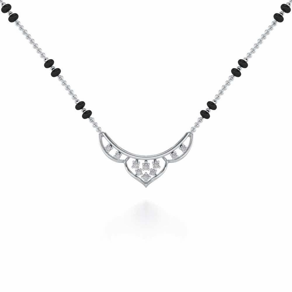 Manas Silver Mangalsutra - White Gold - Image 1