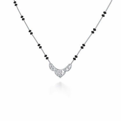 Manas Silver Mangalsutra - White Gold - Image 2