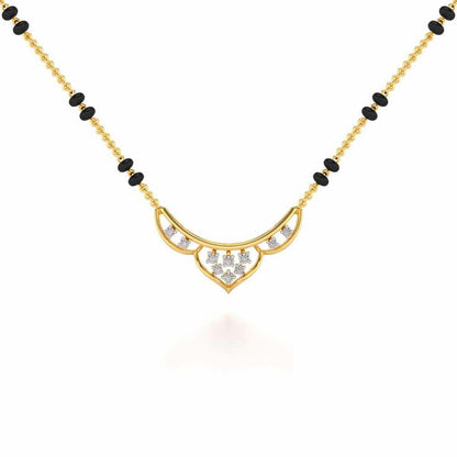 Manas Silver Mangalsutra - Yellow Gold - Image 1
