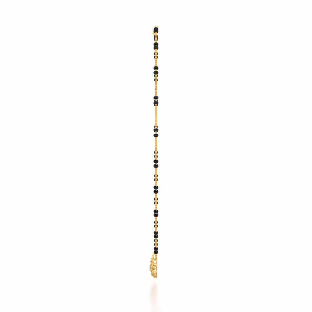 Manas Silver Mangalsutra - Yellow Gold - Image 4