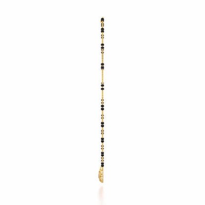 Manas Silver Mangalsutra - Yellow Gold - Image 4