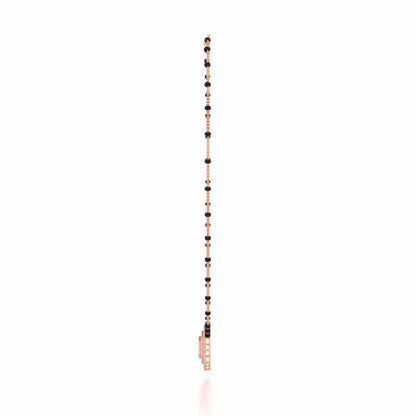 Mangal Silver Mangalsutra - Rose Gold - Image 4