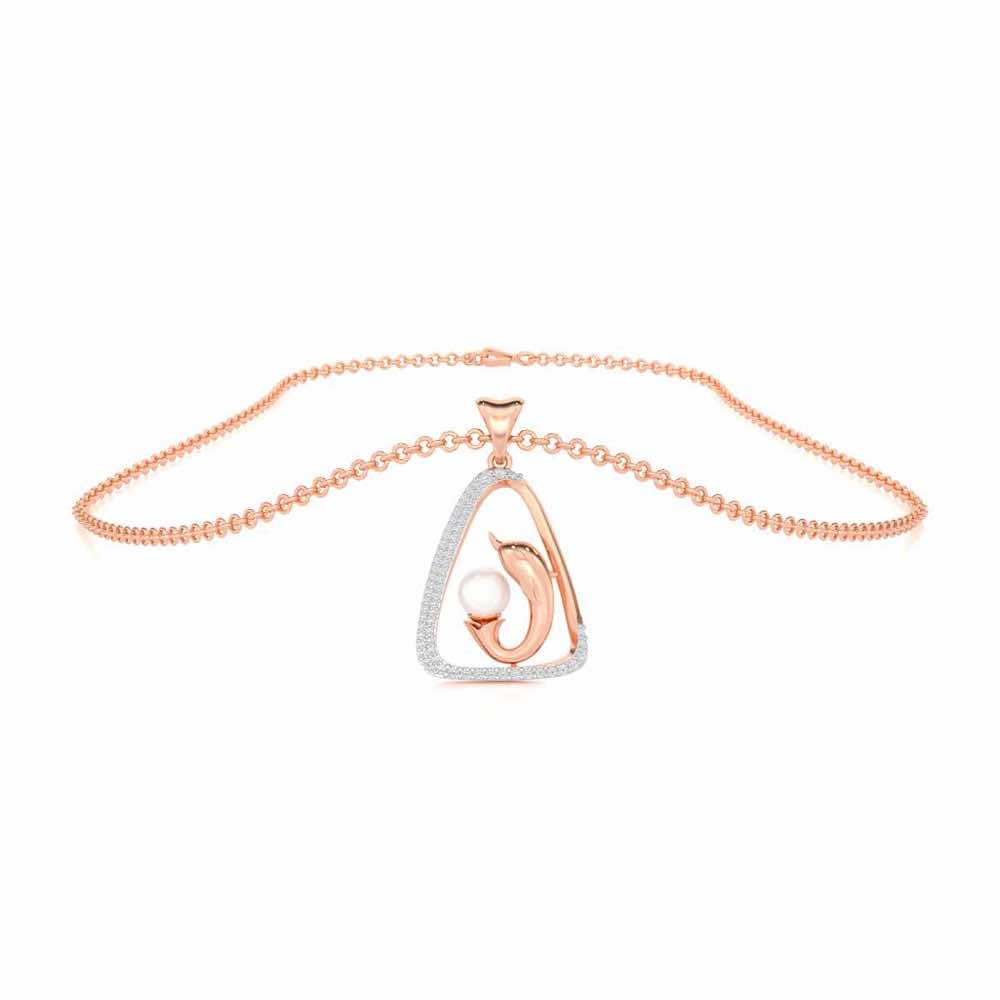 Mats Ichcha Silver Pendant - Rose Gold - Image 3