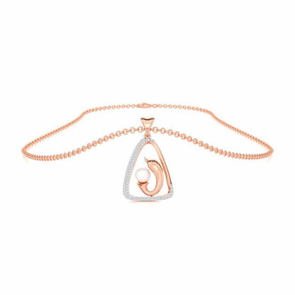 Mats Ichcha Silver Pendant - Rose Gold - Image 3