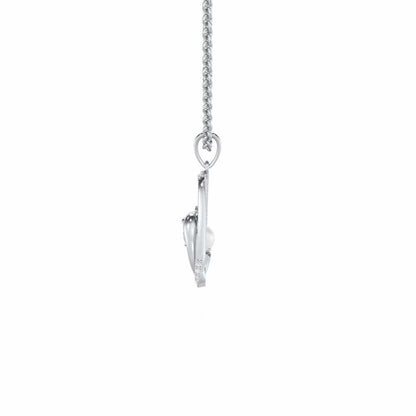 Mats Ichcha Silver Pendant - White Gold - Image 4
