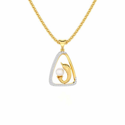 Mats Ichcha Silver Pendant - Yellow Gold - Image 1