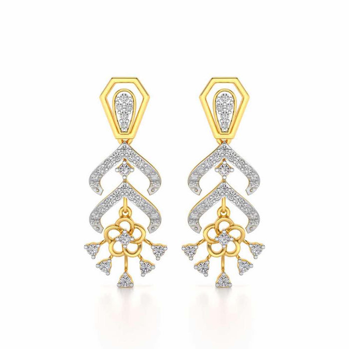 Meet Me Drops Earrings - Yellow Gold - Image 1