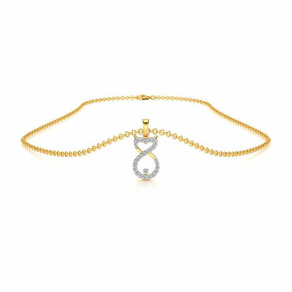Meow Silver Pendant - Yellow Gold - Image 3